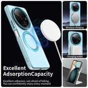 Husa premium pentru  Xiaomi Redmi A3 VivaShell Fusion compatibila MagSafe, Anti-Shock - Protectie Avansata Display & Camera - Design Slim și Elegant - Albastru