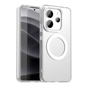 Husa premium pentru  Xiaomi Redmi Note 14 4G VivaShell Fusion compatibila MagSafe, Anti-Shock - Protectie Avansata Display & Camera - Design Slim și Elegant - Alb