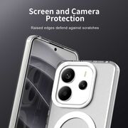 Husa premium pentru  Xiaomi Redmi Note 14 4G VivaShell Fusion compatibila MagSafe, Anti-Shock - Protectie Avansata Display & Camera - Design Slim și Elegant - Alb