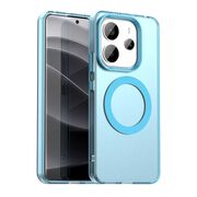 Husa premium pentru  Xiaomi Redmi Note 14 4G VivaShell Fusion compatibila MagSafe, Anti-Shock - Protectie Avansata Display & Camera - Design Slim și Elegant - Albastru
