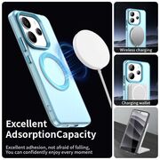 Husa premium pentru  Xiaomi Redmi Note 14 4G VivaShell Fusion compatibila MagSafe, Anti-Shock - Protectie Avansata Display & Camera - Design Slim și Elegant - Albastru