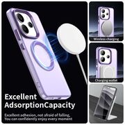 Husa premium pentru  Xiaomi Redmi Note 14 4G VivaShell Fusion compatibila MagSafe, Anti-Shock - Protectie Avansata Display & Camera - Design Slim și Elegant - Mov