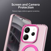 Husa premium pentru  Xiaomi Redmi Note 14 4G VivaShell Fusion compatibila MagSafe, Anti-Shock - Protectie Avansata Display & Camera - Design Slim și Elegant - Roz