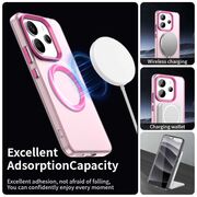 Husa premium pentru  Xiaomi Redmi Note 14 5G VivaShell Fusion compatibila MagSafe, Anti-Shock - Protectie Avansata Display & Camera - Design Slim și Elegant - Roz