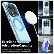 Husa premium pentru  Xiaomi Redmi Note 14 Pro+ Plus VivaShell Fusion compatibila MagSafe, Anti-Shock - Protectie Avansata Display & Camera - Design Slim și Elegant - Albastru