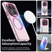 Husa premium pentru  Xiaomi Redmi Note 14 Pro+ Plus VivaShell Fusion compatibila MagSafe, Anti-Shock - Protectie Avansata Display & Camera - Design Slim și Elegant - Roz