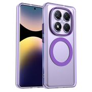 Husa premium pentru  Xiaomi Redmi Note 14 Pro 4G VivaShell Fusion compatibila MagSafe, Anti-Shock - Protectie Avansata Display & Camera - Design Slim și Elegant - Mov