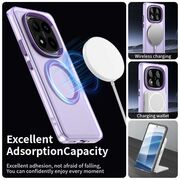 Husa premium pentru  Xiaomi Redmi Note 14 Pro 4G VivaShell Fusion compatibila MagSafe, Anti-Shock - Protectie Avansata Display & Camera - Design Slim și Elegant - Mov