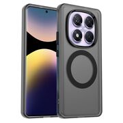Husa premium pentru  Xiaomi Redmi Note 14 Pro 4G VivaShell Fusion compatibila MagSafe, Anti-Shock - Protectie Avansata Display & Camera - Design Slim și Elegant - Negru