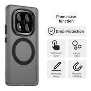 Husa premium pentru  Xiaomi Redmi Note 14 Pro 4G VivaShell Fusion compatibila MagSafe, Anti-Shock - Protectie Avansata Display & Camera - Design Slim și Elegant - Negru