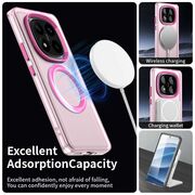 Husa premium pentru  Xiaomi Redmi Note 14 Pro 4G VivaShell Fusion compatibila MagSafe, Anti-Shock - Protectie Avansata Display & Camera - Design Slim și Elegant - Roz