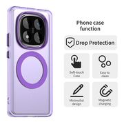 Husa premium pentru  Xiaomi Redmi Note 14 Pro 5G VivaShell Fusion compatibila MagSafe, Anti-Shock - Protectie Avansata Display & Camera - Design Slim și Elegant - Mov