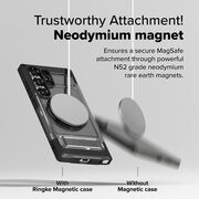 Husa pentru Samsung Galaxy S25 Ultra - Ringke UX Magnetic - Smoke Black