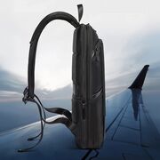 Rucsac Laptop pana la 17” Extensibil, 49 x 33 x 6 - 9 cm – Impermeabil, Compartiment Tip Valiză, Ideal pentru Avion, serviciu și calatorii, negru