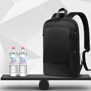 Rucsac Laptop pana la 17” Extensibil, 49 x 33 x 6 - 9 cm – Impermeabil, Compartiment Tip Valiză, Ideal pentru Avion, serviciu și calatorii, negru