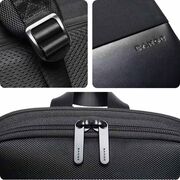 Rucsac Laptop pana la 17” Extensibil, 49 x 33 x 6 - 9 cm – Impermeabil, Compartiment Tip Valiză, Ideal pentru Avion, serviciu și calatorii, negru