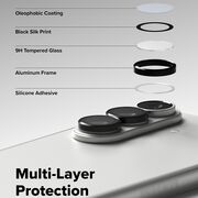 Folie Camera pentru Samsung Galaxy Z Fold 7 - Ringke Camera Lens Frame Glass - Black