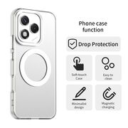 Husa premium pentru  Honor 400 Lite VivaShell Fusion compatibila MagSafe, Anti-Shock - Protectie Avansata Display & Camera - Design Slim și Elegant - Alb