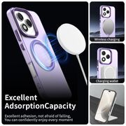 Husa premium pentru  Honor 400 Lite VivaShell Fusion compatibila MagSafe, Anti-Shock - Protectie Avansata Display & Camera - Design Slim și Elegant - Mov