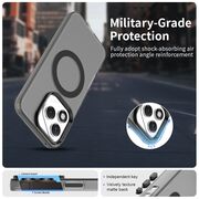 Husa premium pentru  Honor 400 Lite VivaShell Fusion compatibila MagSafe, Anti-Shock - Protectie Avansata Display & Camera - Design Slim și Elegant - Negru