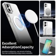 Husa premium pentru  Samsung Galaxy A06 VivaShell Fusion compatibila MagSafe, Anti-Shock - Protectie Avansata Display & Camera - Design Slim și Elegant - Alb