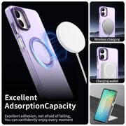 Husa premium pentru  Samsung Galaxy A06 VivaShell Fusion compatibila MagSafe, Anti-Shock - Protectie Avansata Display & Camera - Design Slim și Elegant - Mov