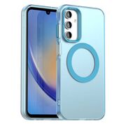 Husa premium pentru  Samsung Galaxy A15 VivaShell Fusion compatibila MagSafe, Anti-Shock - Protectie Avansata Display & Camera - Design Slim și Elegant - Albastru
