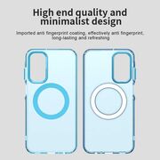 Husa premium pentru  Samsung Galaxy A15 VivaShell Fusion compatibila MagSafe, Anti-Shock - Protectie Avansata Display & Camera - Design Slim și Elegant - Albastru