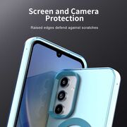 Husa premium pentru  Samsung Galaxy A15 VivaShell Fusion compatibila MagSafe, Anti-Shock - Protectie Avansata Display & Camera - Design Slim și Elegant - Albastru