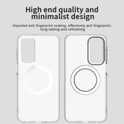 Husa premium pentru  Samsung Galaxy A16 VivaShell Fusion compatibila MagSafe, Anti-Shock - Protectie Avansata Display & Camera - Design Slim și Elegant - Alb
