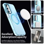 Husa premium pentru  Samsung Galaxy A25 VivaShell Fusion compatibila MagSafe, Anti-Shock - Protectie Avansata Display & Camera - Design Slim și Elegant - Albastru