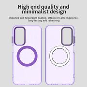 Husa premium pentru  Samsung Galaxy A25 VivaShell Fusion compatibila MagSafe, Anti-Shock - Protectie Avansata Display & Camera - Design Slim și Elegant - Mov