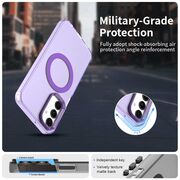 Husa premium pentru  Samsung Galaxy A25 VivaShell Fusion compatibila MagSafe, Anti-Shock - Protectie Avansata Display & Camera - Design Slim și Elegant - Mov
