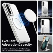 Husa premium pentru  Samsung Galaxy A26 VivaShell Fusion compatibila MagSafe, Anti-Shock - Protectie Avansata Display & Camera - Design Slim și Elegant - Alb