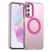 Husa premium pentru  Samsung Galaxy A35 VivaShell Fusion compatibila MagSafe, Anti-Shock - Protectie Avansata Display & Camera - Design Slim și Elegant - Roz