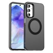 Husa premium pentru  Samsung Galaxy A55 VivaShell Fusion compatibila MagSafe, Anti-Shock - Protectie Avansata Display & Camera - Design Slim și Elegant - Negru