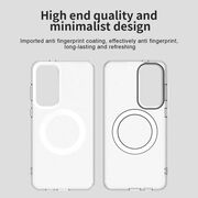 Husa premium pentru  Samsung Galaxy S23 FE VivaShell Fusion compatibila MagSafe, Anti-Shock - Protectie Avansata Display & Camera - Design Slim și Elegant - Alb