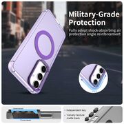 Husa premium pentru  Samsung Galaxy S23 FE VivaShell Fusion compatibila MagSafe, Anti-Shock - Protectie Avansata Display & Camera - Design Slim și Elegant - Mov