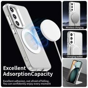 Husa premium pentru  Samsung Galaxy S23 Plus  VivaShell Fusion compatibila MagSafe, Anti-Shock - Protectie Avansata Display & Camera - Design Slim și Elegant - Alb