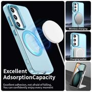 Husa premium pentru  Samsung Galaxy S23 Plus  VivaShell Fusion compatibila MagSafe, Anti-Shock - Protectie Avansata Display & Camera - Design Slim și Elegant - Albastru