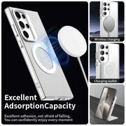 Husa premium pentru  Samsung Galaxy S23 Ultra 5G VivaShell Fusion compatibila MagSafe, Anti-Shock - Protectie Avansata Display & Camera - Design Slim și Elegant - Alb