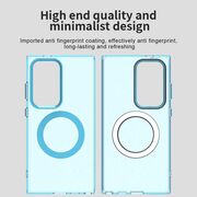 Husa premium pentru  Samsung Galaxy S23 Ultra 5G VivaShell Fusion compatibila MagSafe, Anti-Shock - Protectie Avansata Display & Camera - Design Slim și Elegant - Albastru