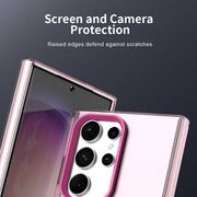 Husa premium pentru  Samsung Galaxy S23 Ultra 5G VivaShell Fusion compatibila MagSafe, Anti-Shock - Protectie Avansata Display & Camera - Design Slim și Elegant - Roz