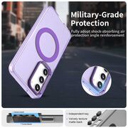 Husa premium pentru  Samsung Galaxy S23 VivaShell Fusion compatibila MagSafe, Anti-Shock - Protectie Avansata Display & Camera - Design Slim și Elegant - Mov