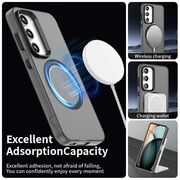 Husa premium pentru  Samsung Galaxy S23 VivaShell Fusion compatibila MagSafe, Anti-Shock - Protectie Avansata Display & Camera - Design Slim și Elegant - Negru