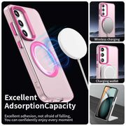 Husa premium pentru  Samsung Galaxy S23 VivaShell Fusion compatibila MagSafe, Anti-Shock - Protectie Avansata Display & Camera - Design Slim și Elegant - Roz