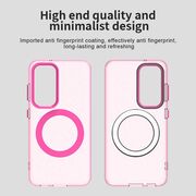Husa premium pentru  Samsung Galaxy S23 VivaShell Fusion compatibila MagSafe, Anti-Shock - Protectie Avansata Display & Camera - Design Slim și Elegant - Roz