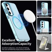 Husa premium pentru  Samsung Galaxy S24 FE VivaShell Fusion compatibila MagSafe, Anti-Shock - Protectie Avansata Display & Camera - Design Slim și Elegant - Albastru