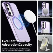 Husa premium pentru  Samsung Galaxy S24 FE VivaShell Fusion compatibila MagSafe, Anti-Shock - Protectie Avansata Display & Camera - Design Slim și Elegant - Mov