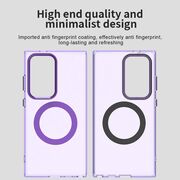 Husa premium pentru  Samsung Galaxy S24 Ultra VivaShell Fusion compatibila MagSafe, Anti-Shock - Protectie Avansata Display & Camera - Design Slim și Elegant - Mov